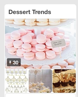 pinterest dessert trends